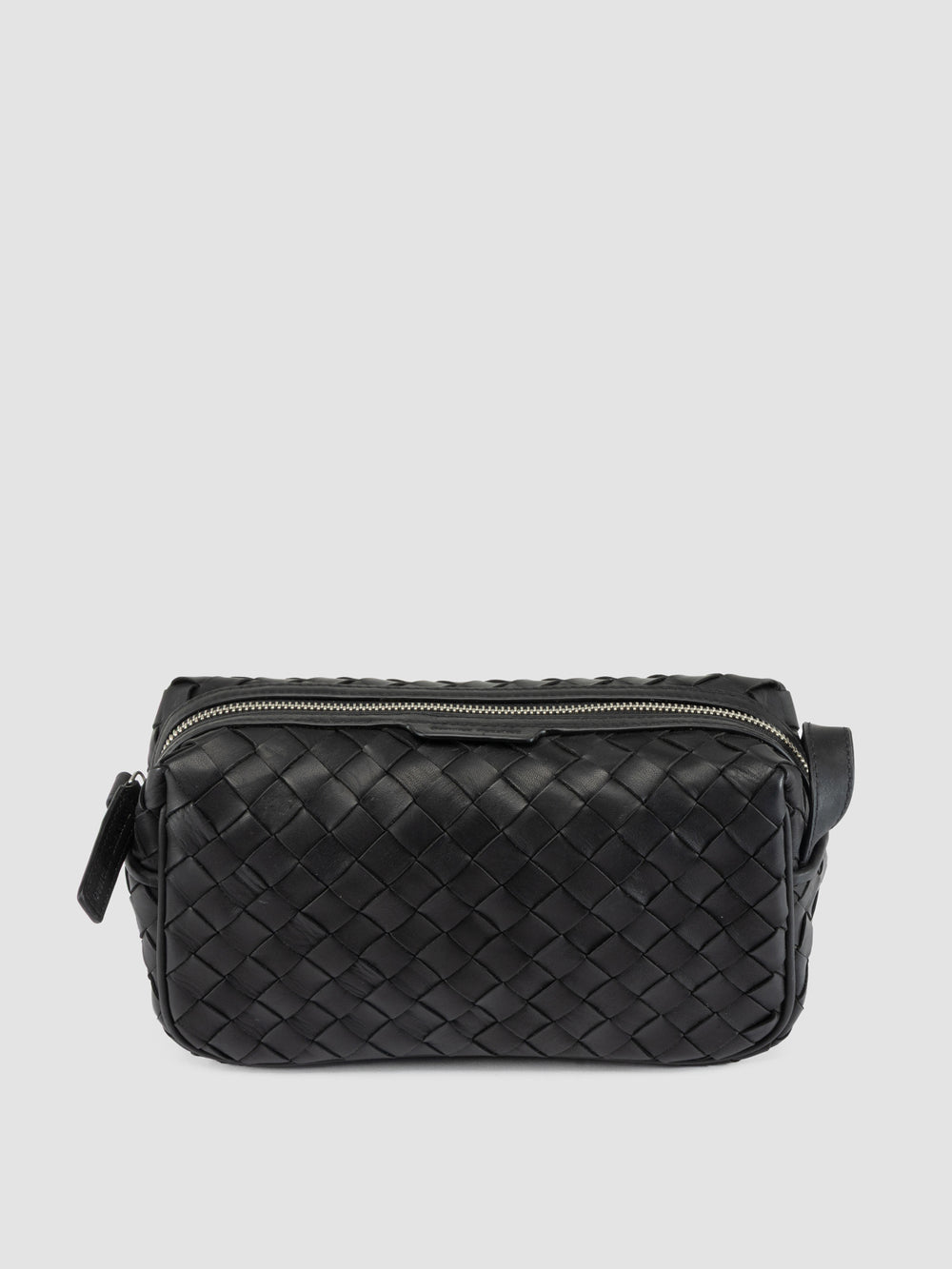 ARMOR 014 - Black Woven Leather Pouch - Image 4
