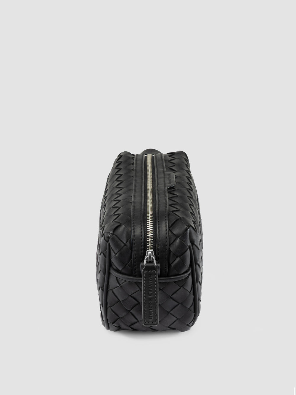 ARMOR 014 - Black Woven Leather Pouch - Image 5