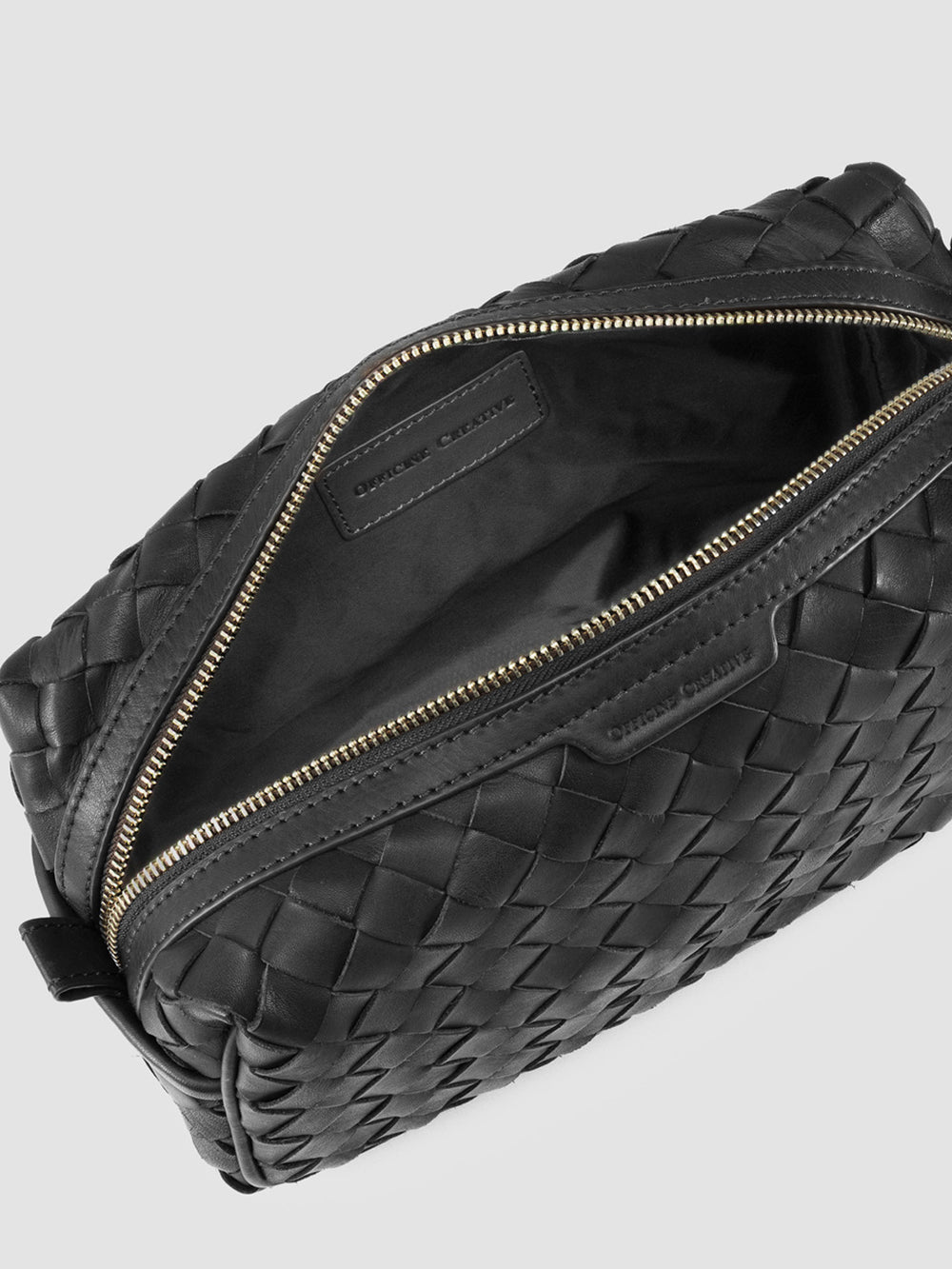 ARMOR 014 - Black Woven Leather Pouch - Image 6