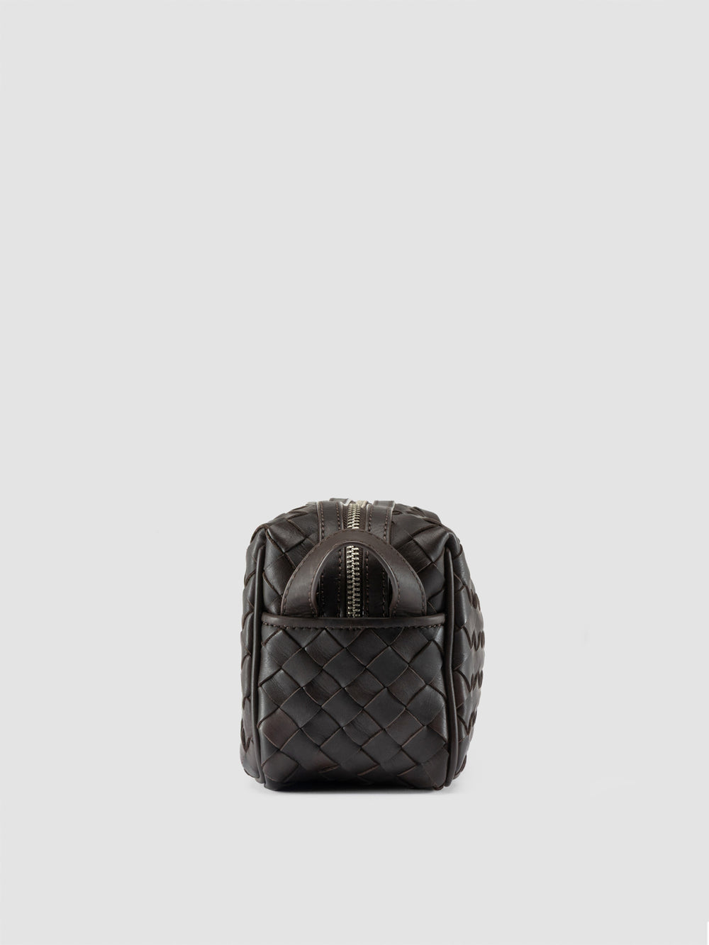 ARMOR 014 - Brown Woven Leather Pouch - Image 3