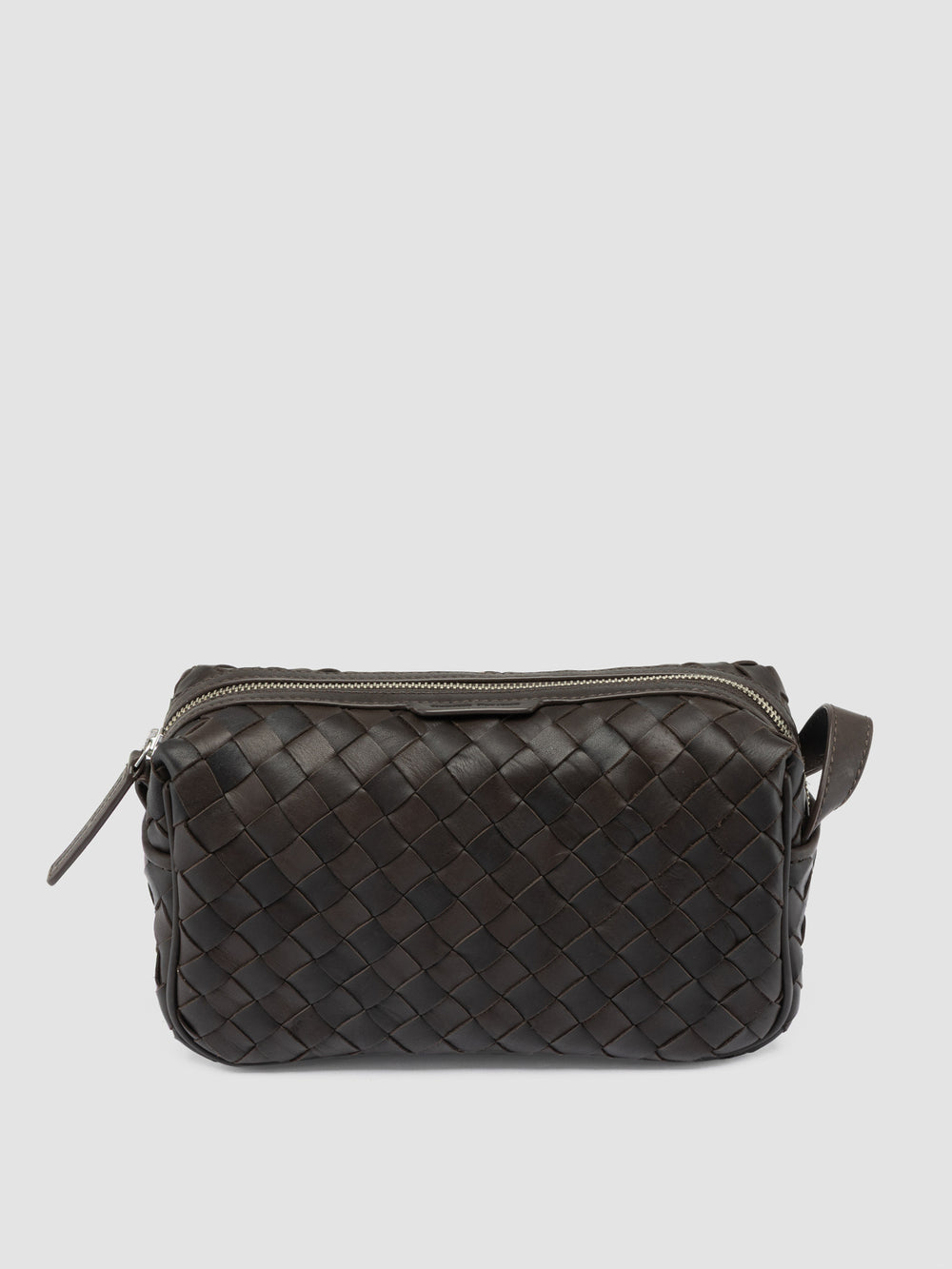 ARMOR 014 - Brown Woven Leather Pouch - Image 4