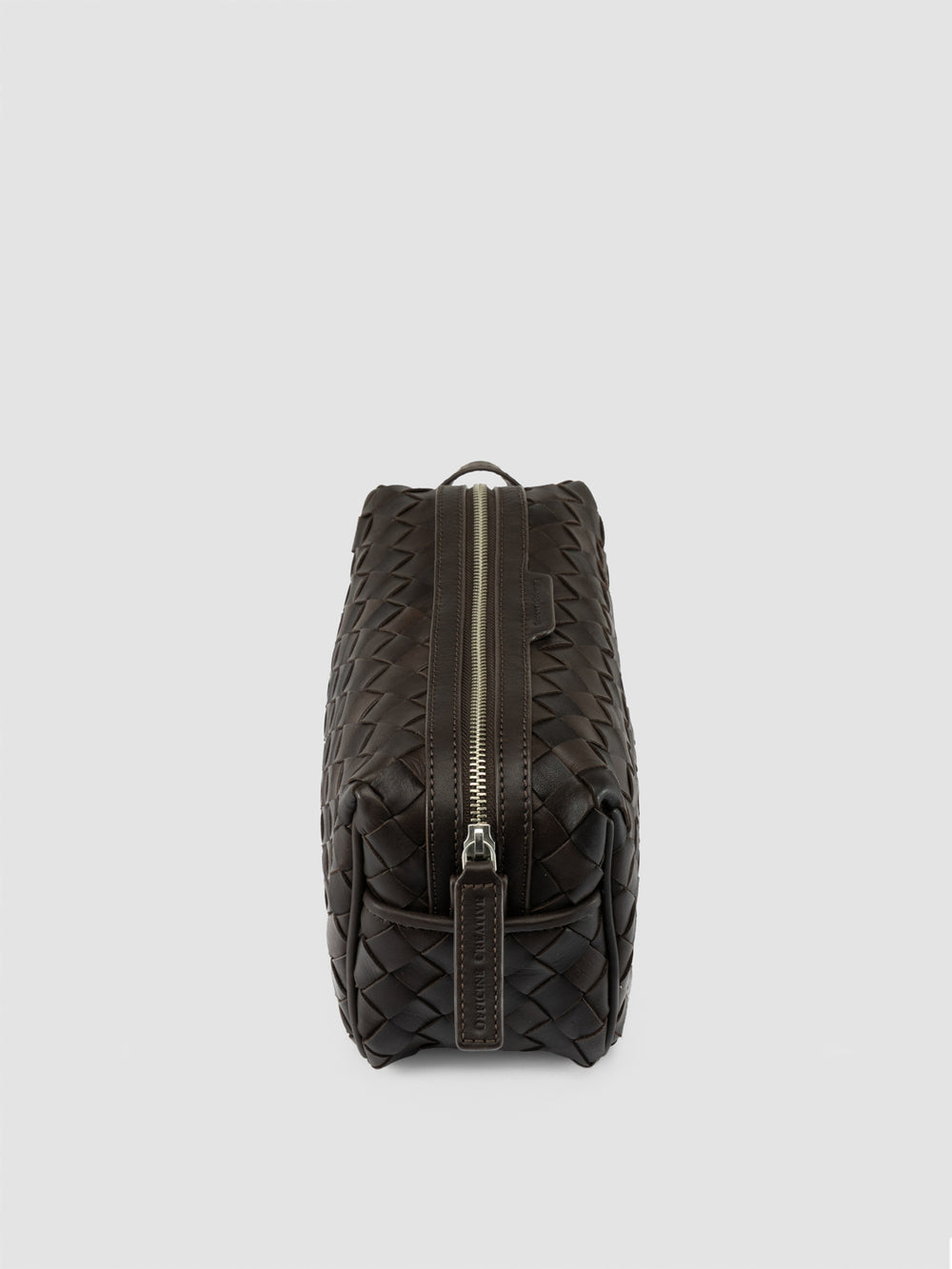 ARMOR 014 - Brown Woven Leather Pouch - Image 5