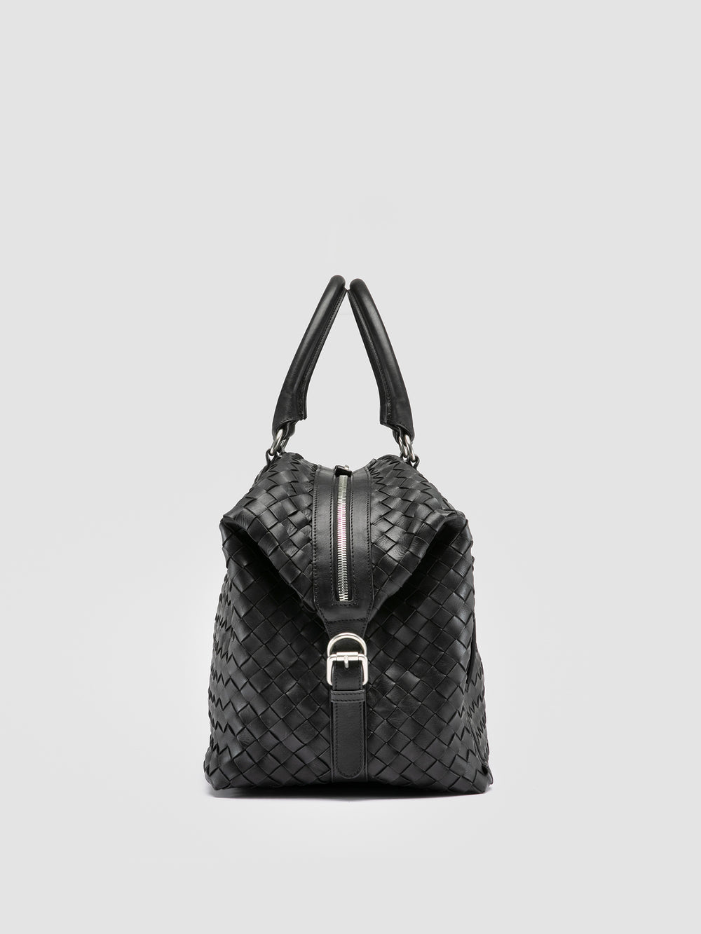 ARMOR 019 - Black Leather Travel Bag - Image 4