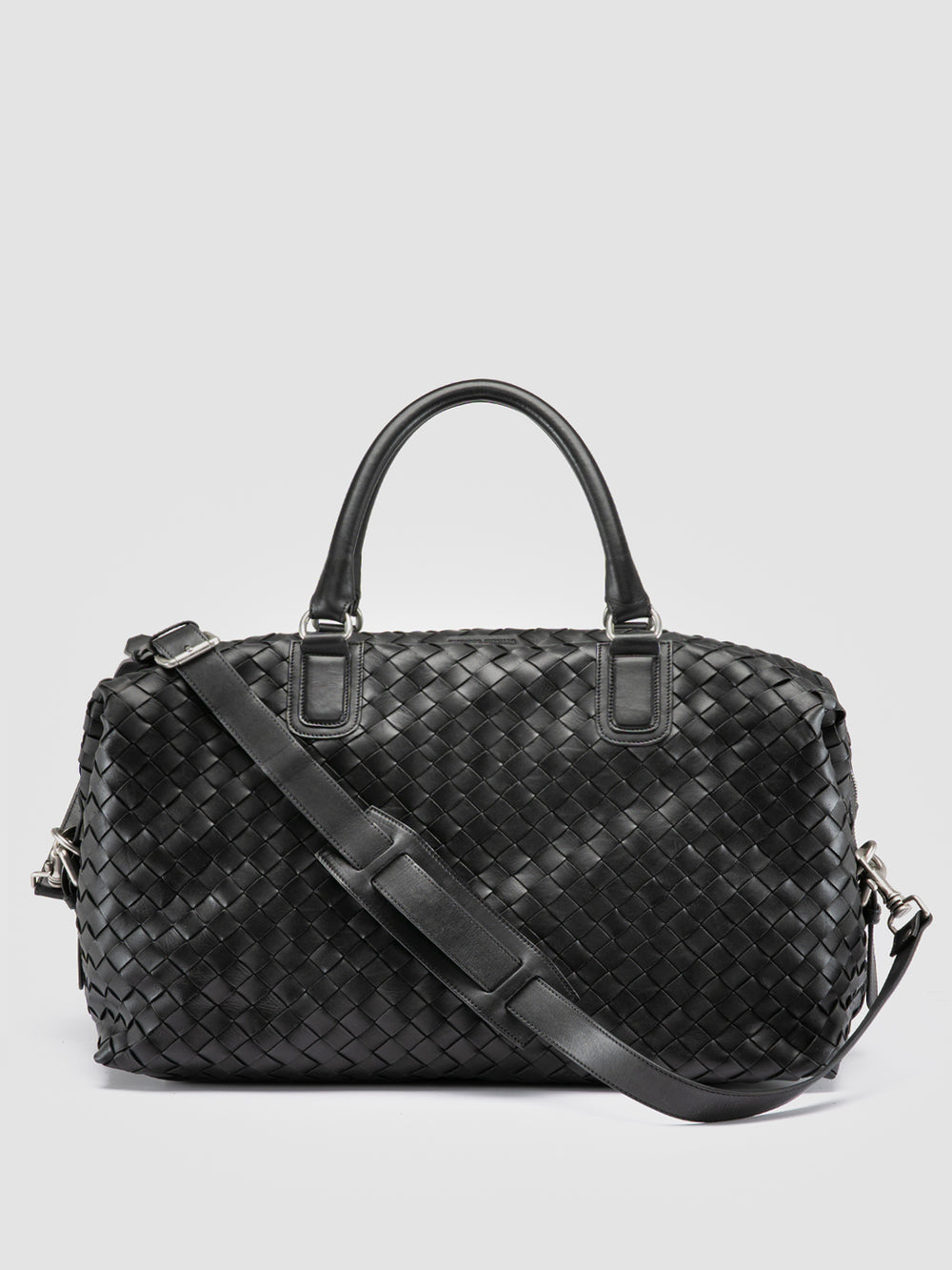 ARMOR 019 - Black Leather Travel Bag - Image 5