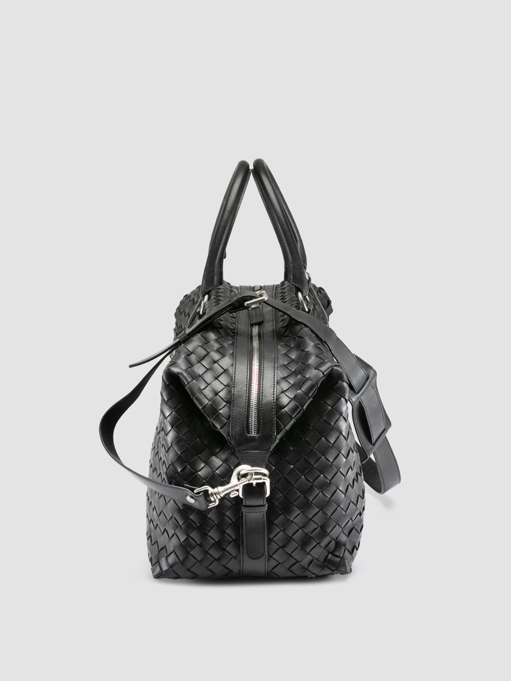 ARMOR 019 - Black Leather Travel Bag - Image 6