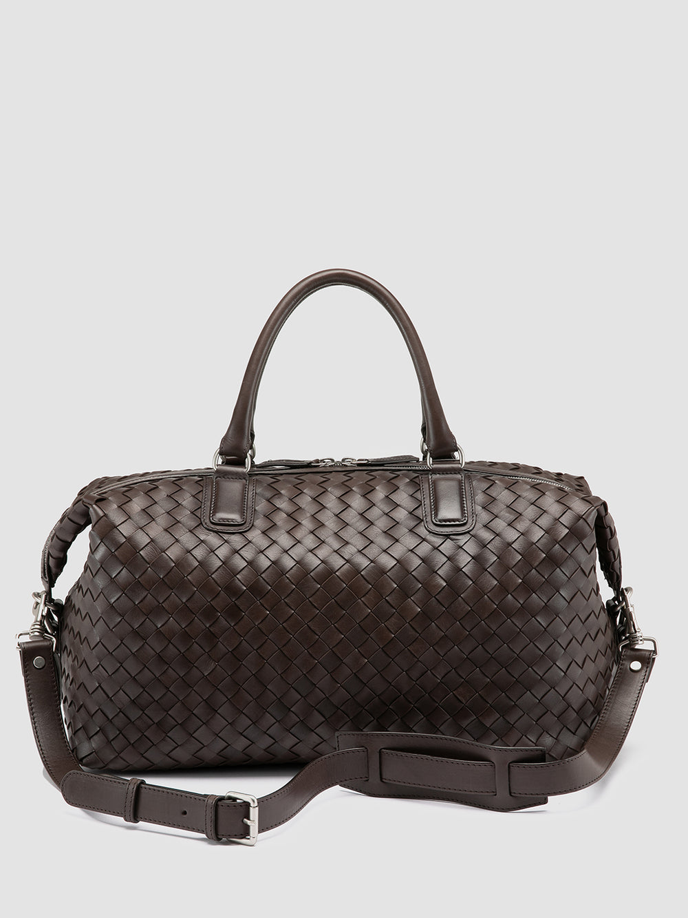 ARMOR 019 - Brown Leather Travel Bag - Image 5