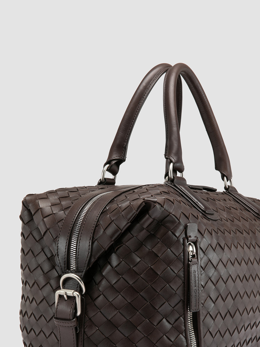 ARMOR 019 - Brown Leather Travel Bag - Image 7
