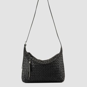 ARMOR 024 - Black Leather Shoulder Bags