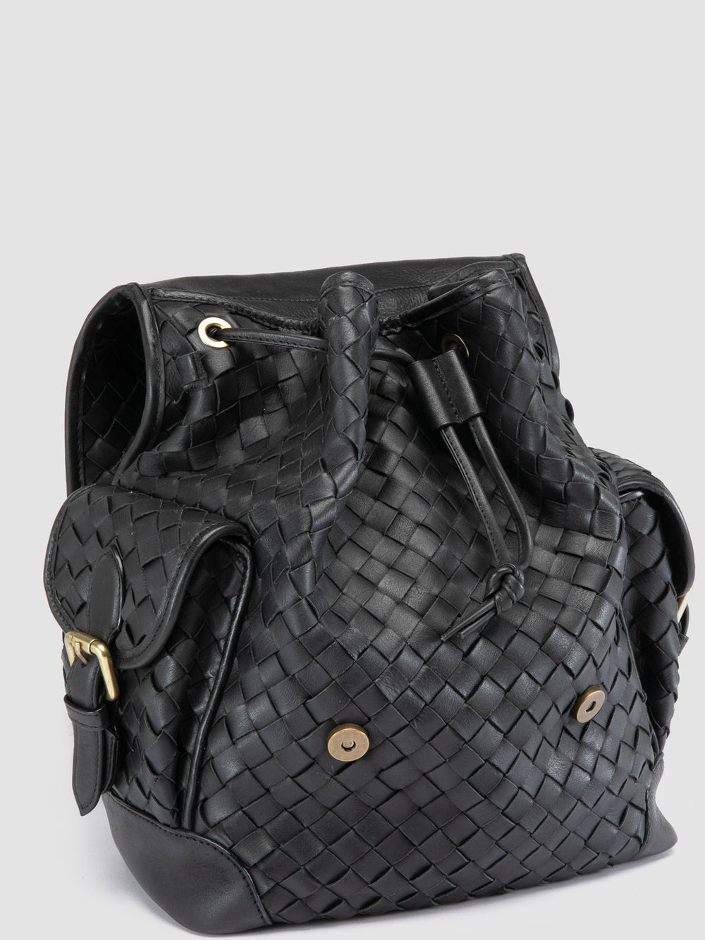 AURA 004 - Black Leather Backpack - Image 2