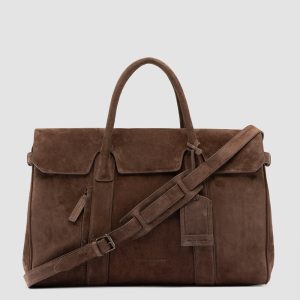 BOSTONIAN 001 - Brown Suede Weekender