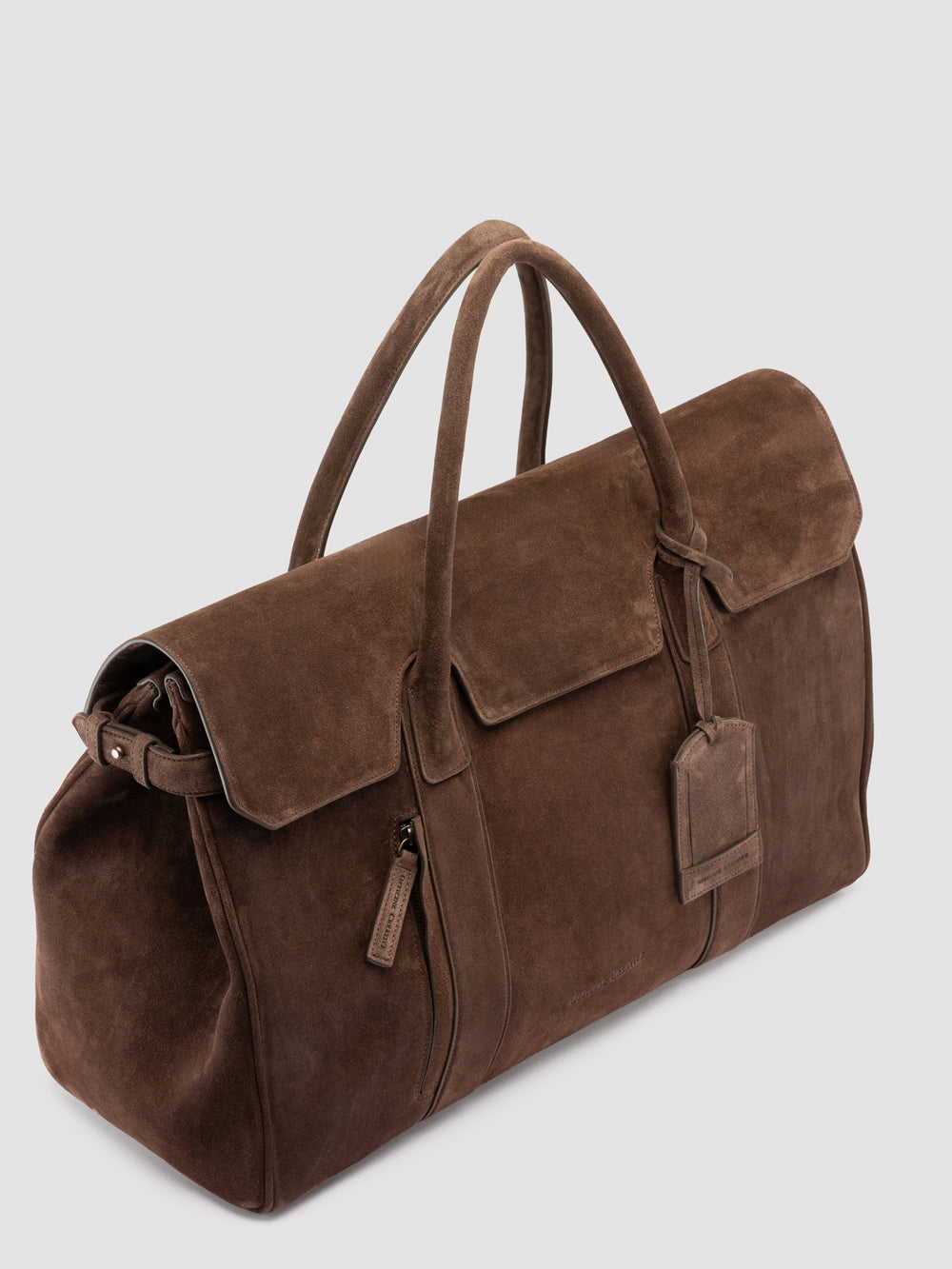 BOSTONIAN 001 - Brown Suede Weekender - Image 3