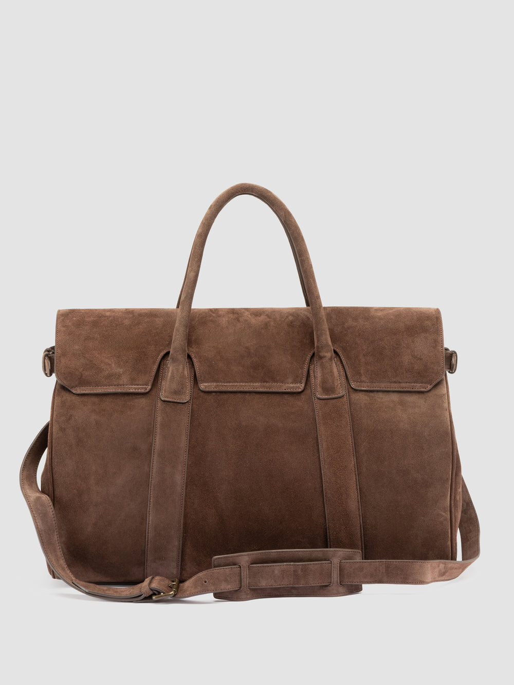 BOSTONIAN 001 - Brown Suede Weekender - Image 6