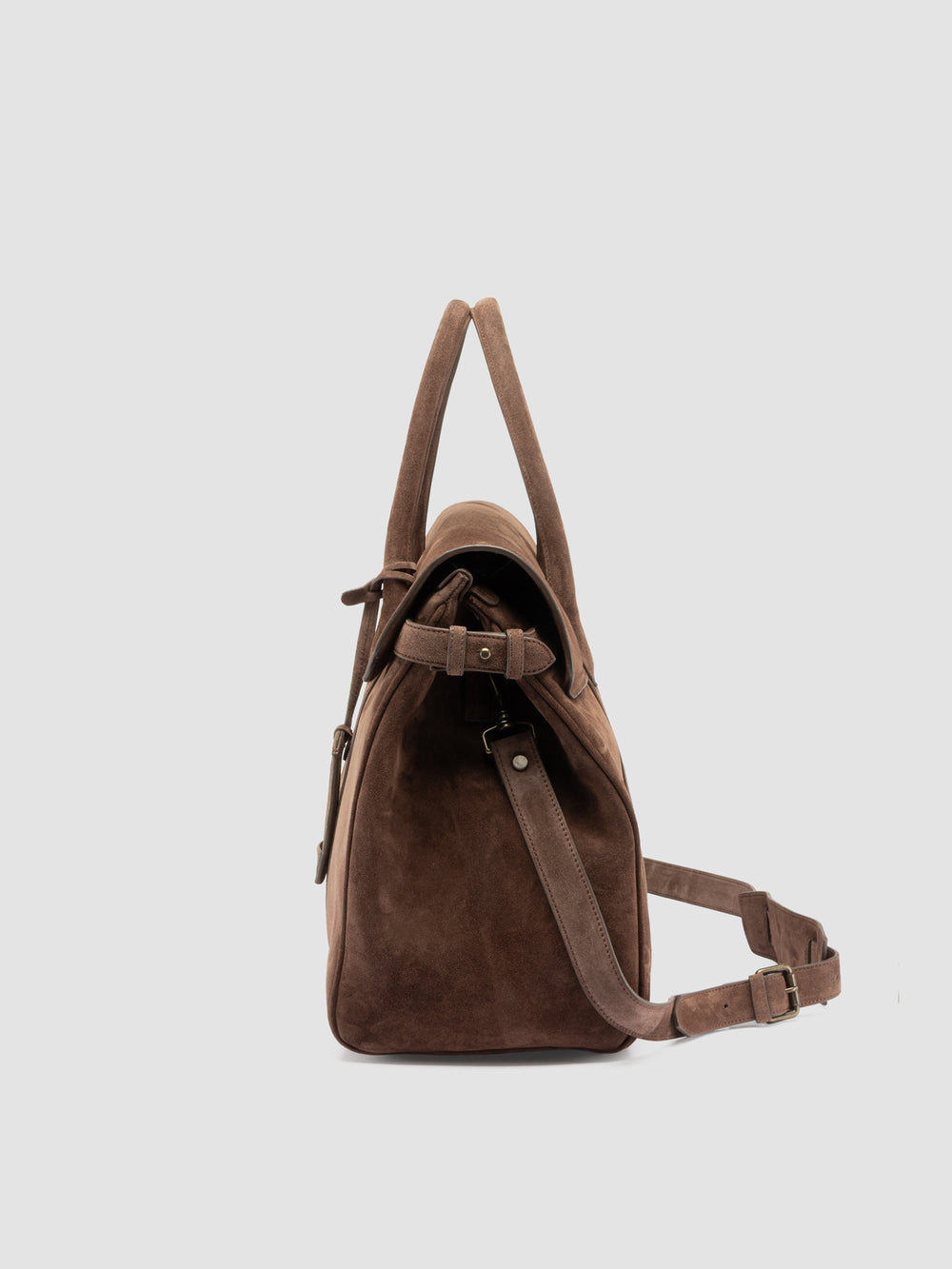BOSTONIAN 001 - Brown Suede Weekender - Image 7