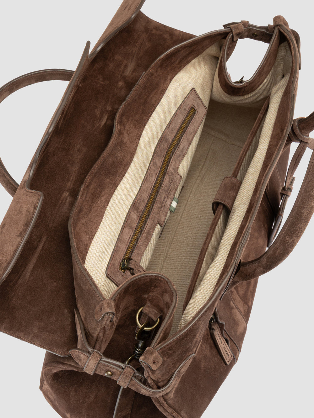 BOSTONIAN 001 - Brown Suede Weekender - Image 8