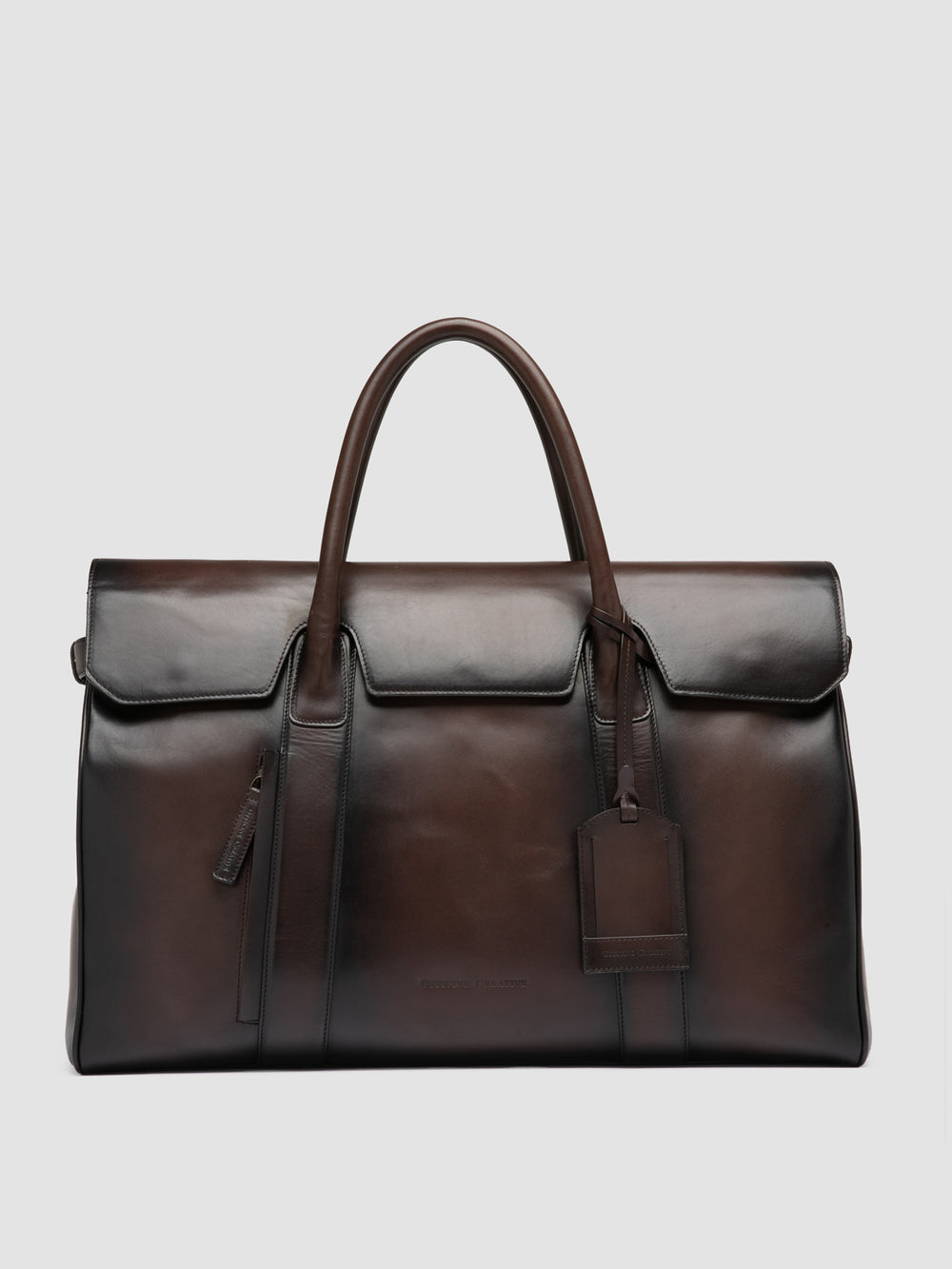 BOSTONIAN 001 - Brown Leather Travel Bag - Image 4