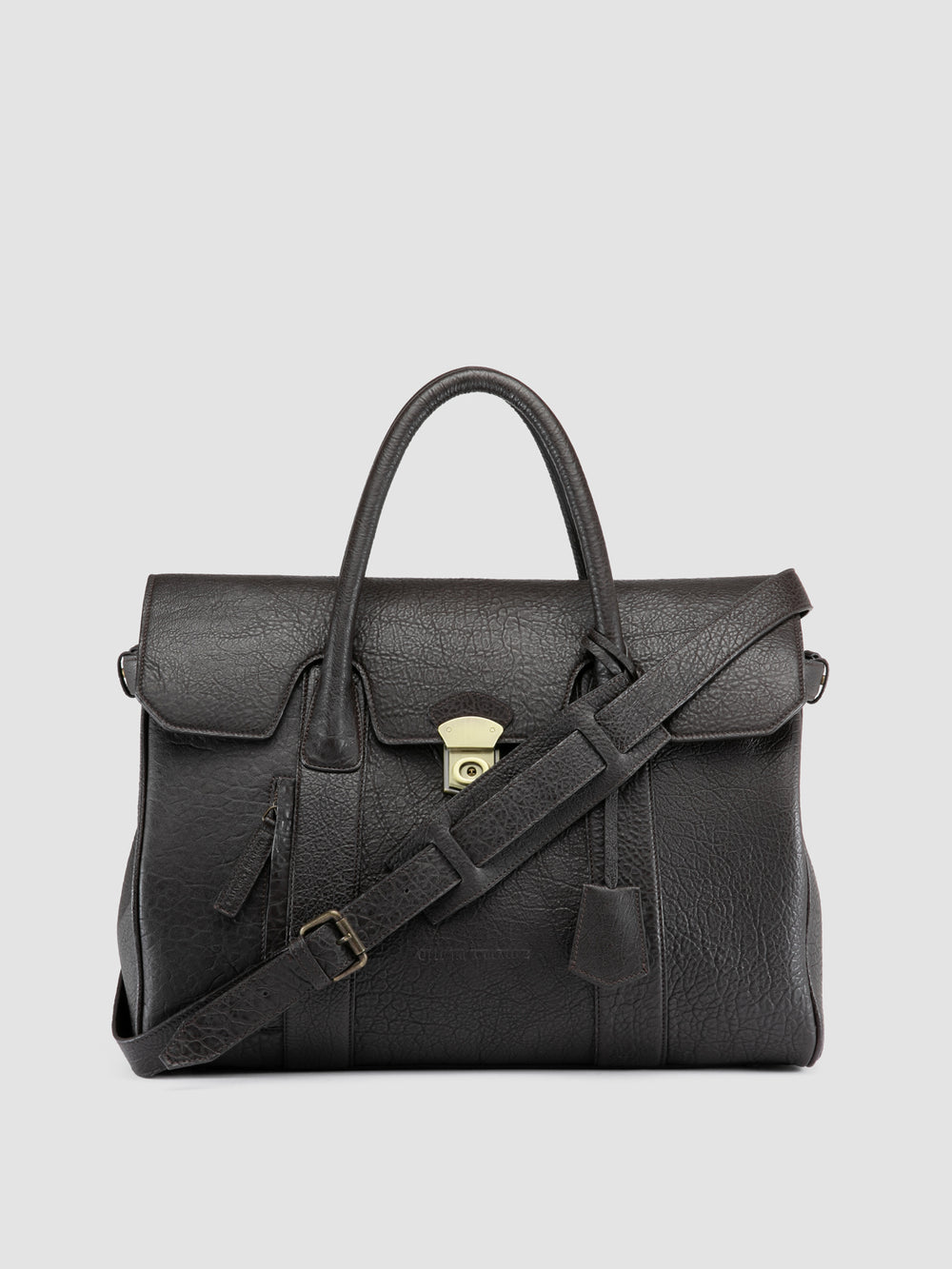 BOSTONIAN 002 - Brown Leather Briefcase
