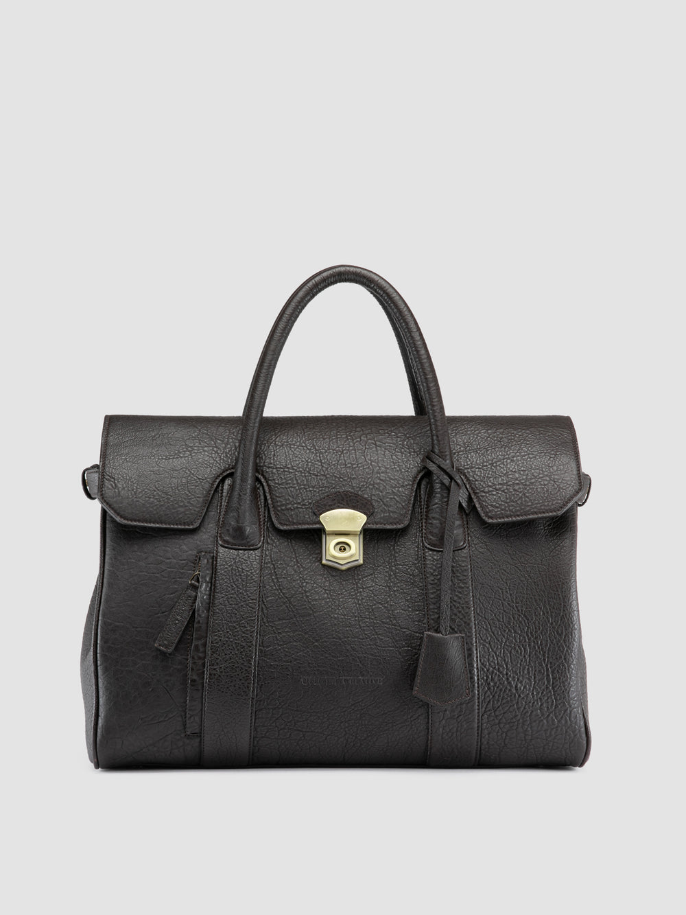 BOSTONIAN 002 - Brown Leather Briefcase - Image 4