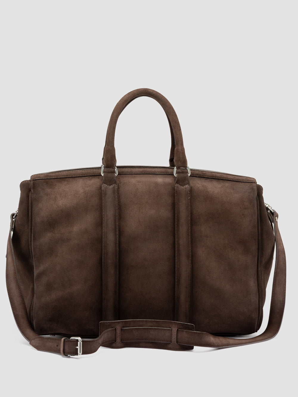 QUENTIN 009 - Taupe Suede Bag - Image 6