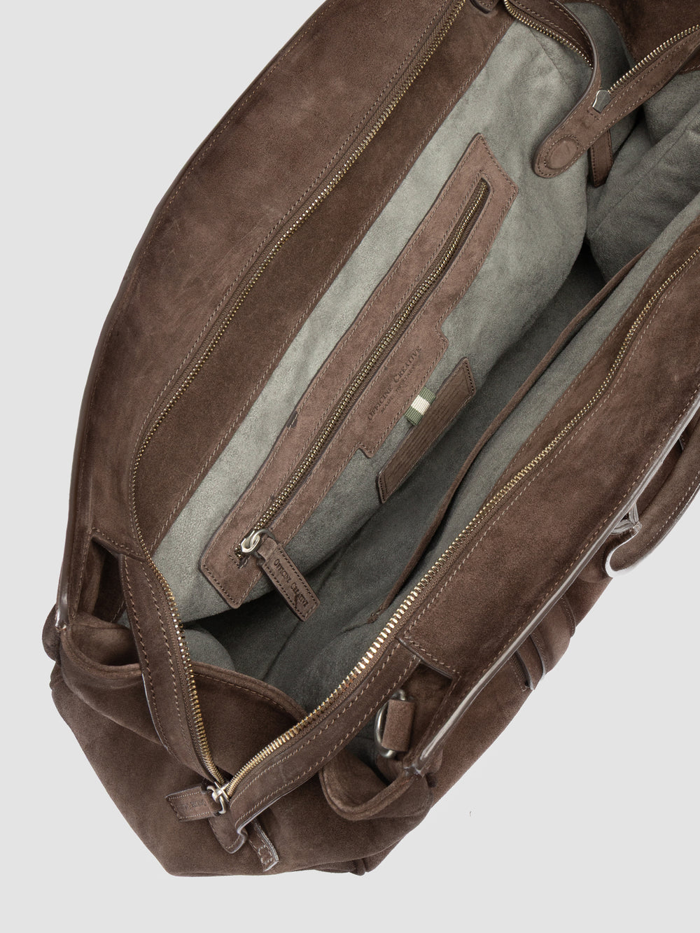 QUENTIN 009 - Taupe Suede Bag - Image 8
