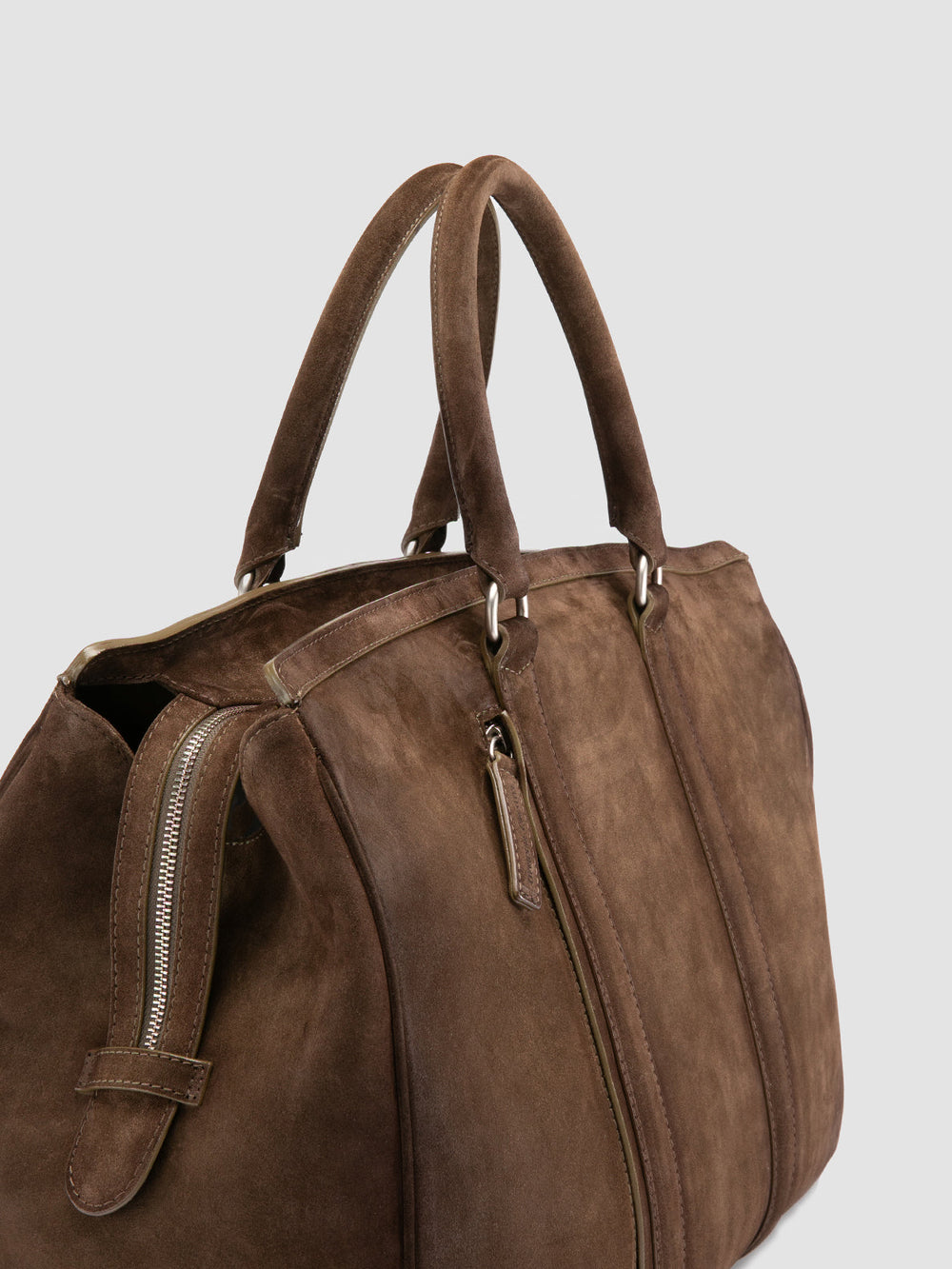 QUENTIN 009 - Brown Suede Bag - Image 3