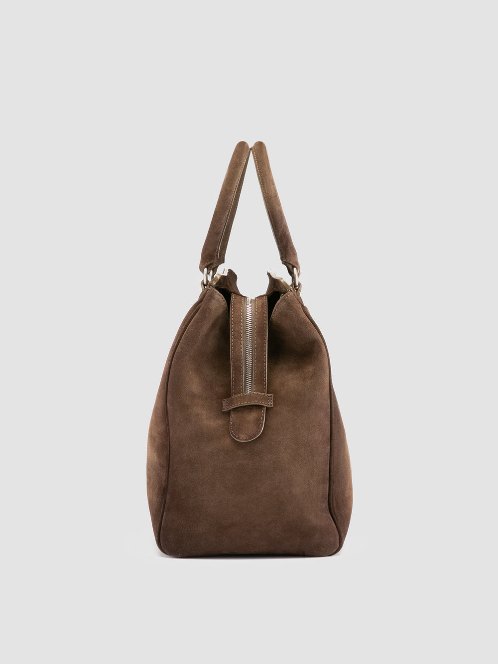 QUENTIN 009 - Brown Suede Bag - Image 4