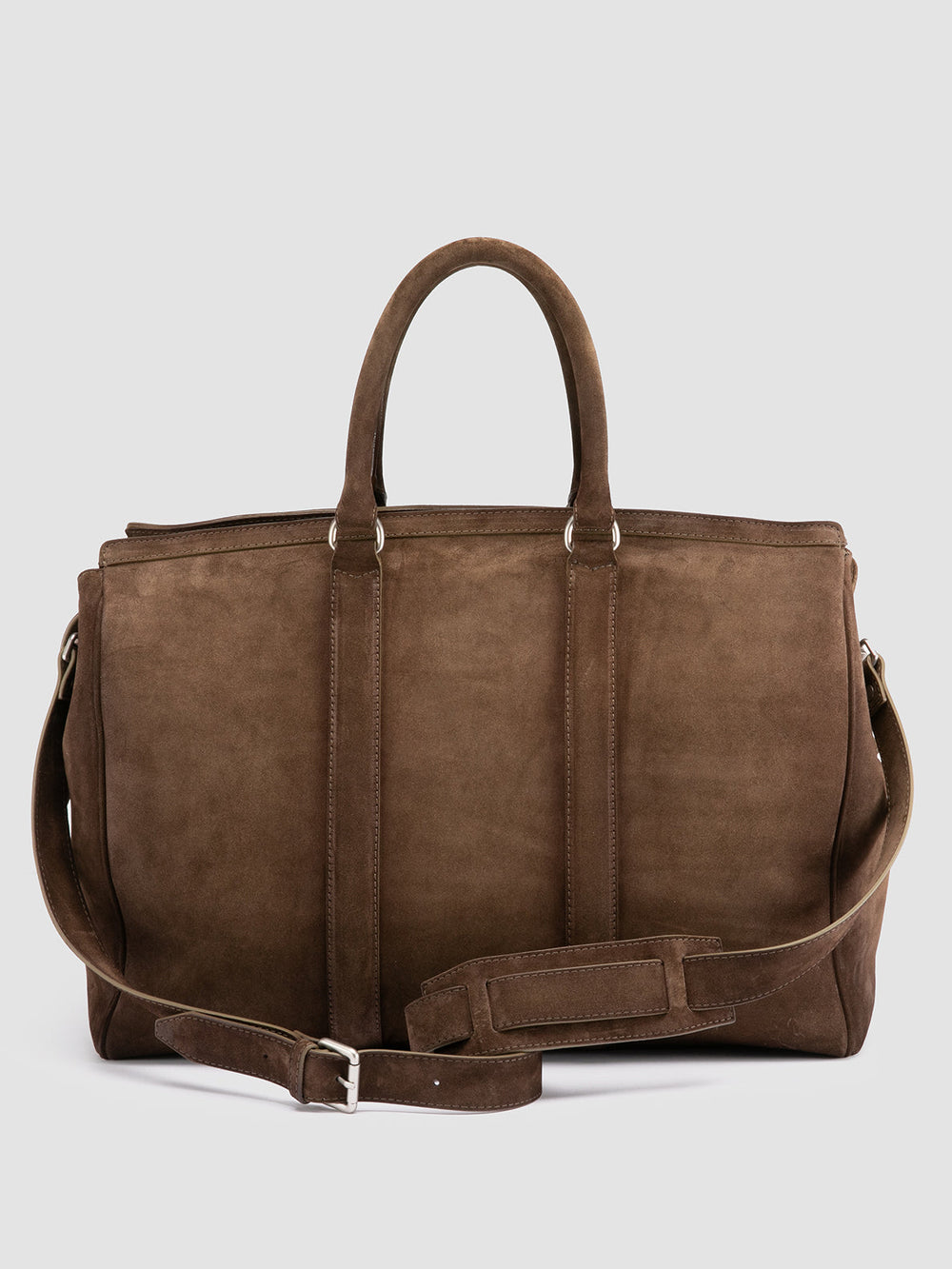 QUENTIN 009 - Brown Suede Bag - Image 5
