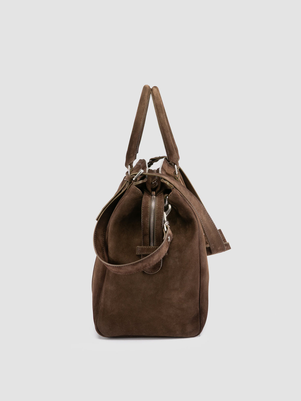 QUENTIN 009 - Brown Suede Bag - Image 6
