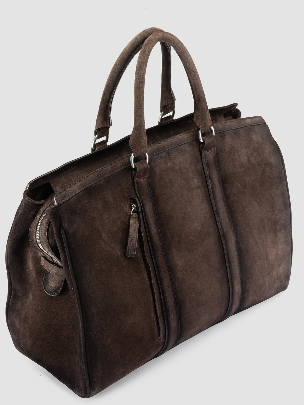 QUENTIN 009 - Brown Suede Bag - Image 3
