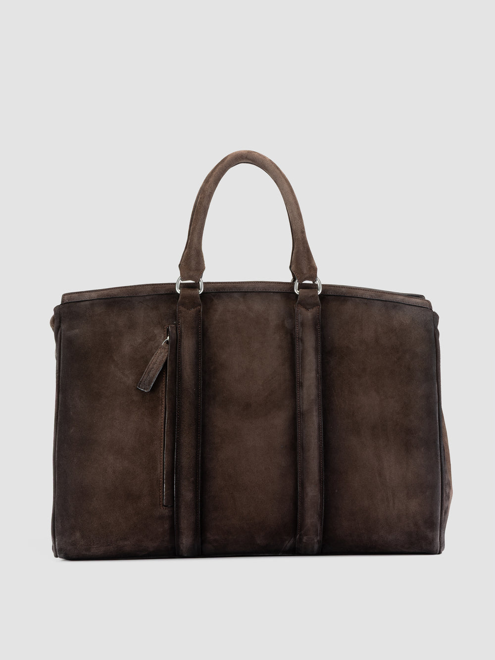 QUENTIN 009 - Brown Suede Bag - Image 4