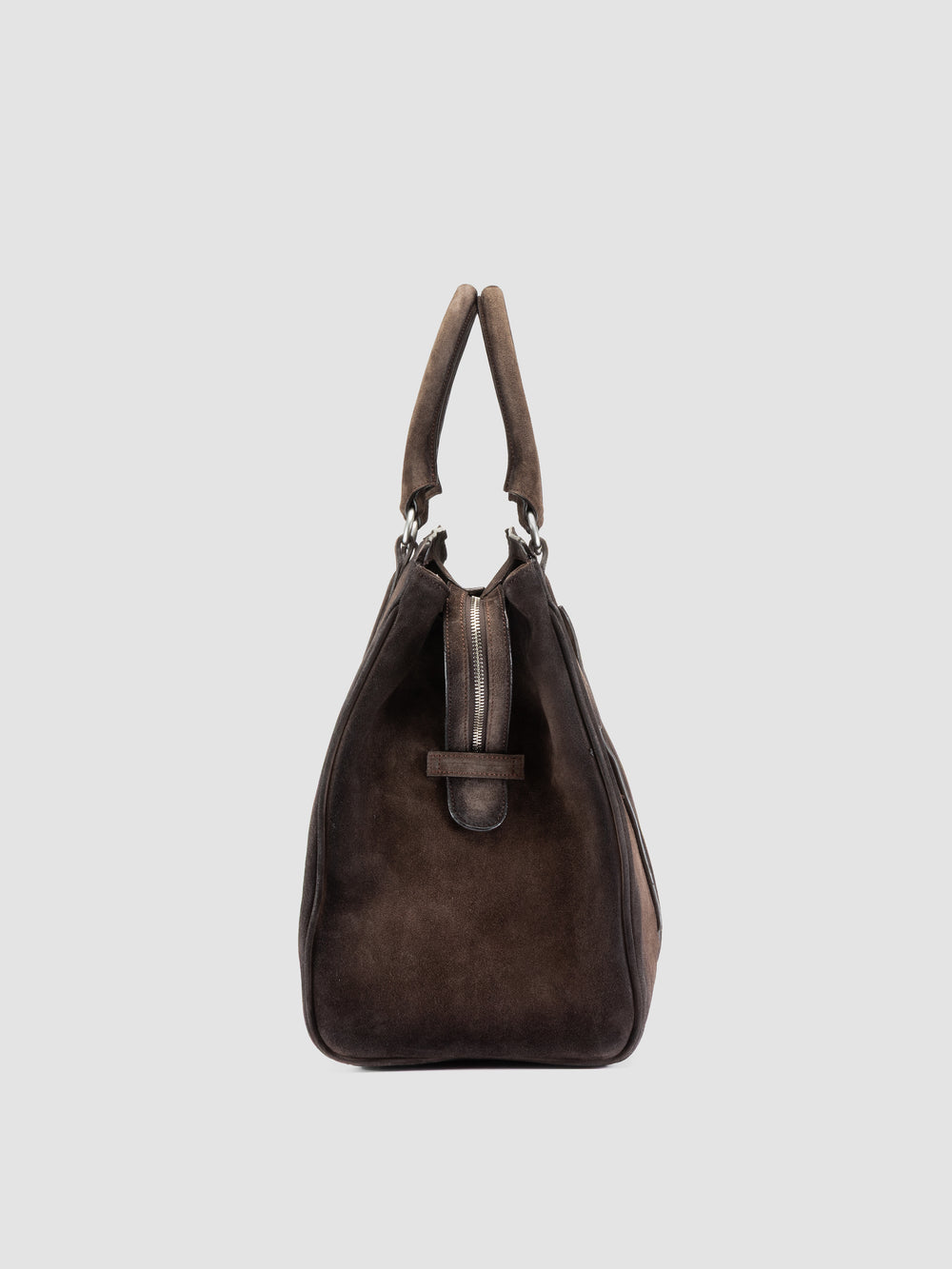 QUENTIN 009 - Brown Suede Bag - Image 5