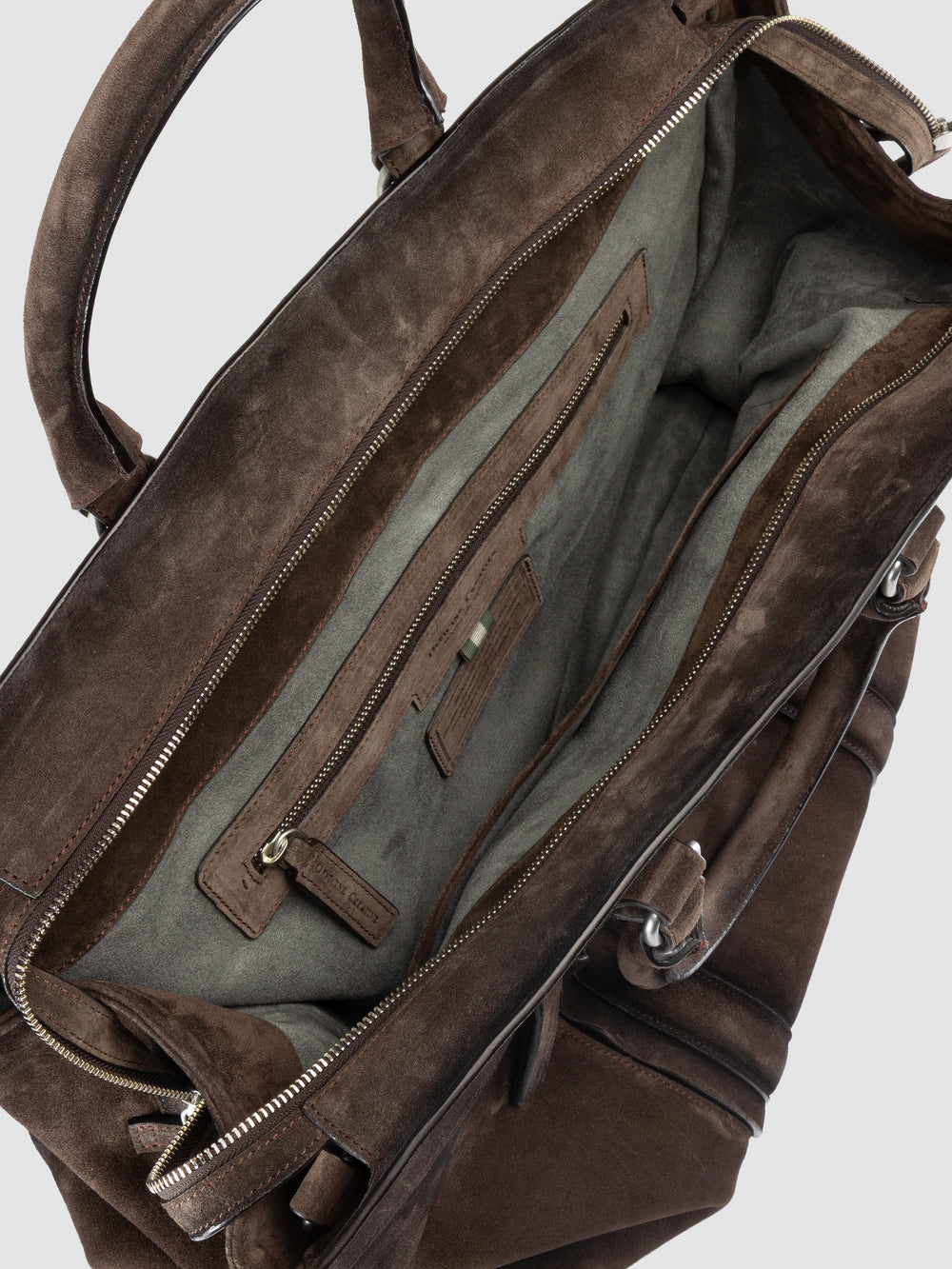 QUENTIN 009 - Brown Suede Bag - Image 8