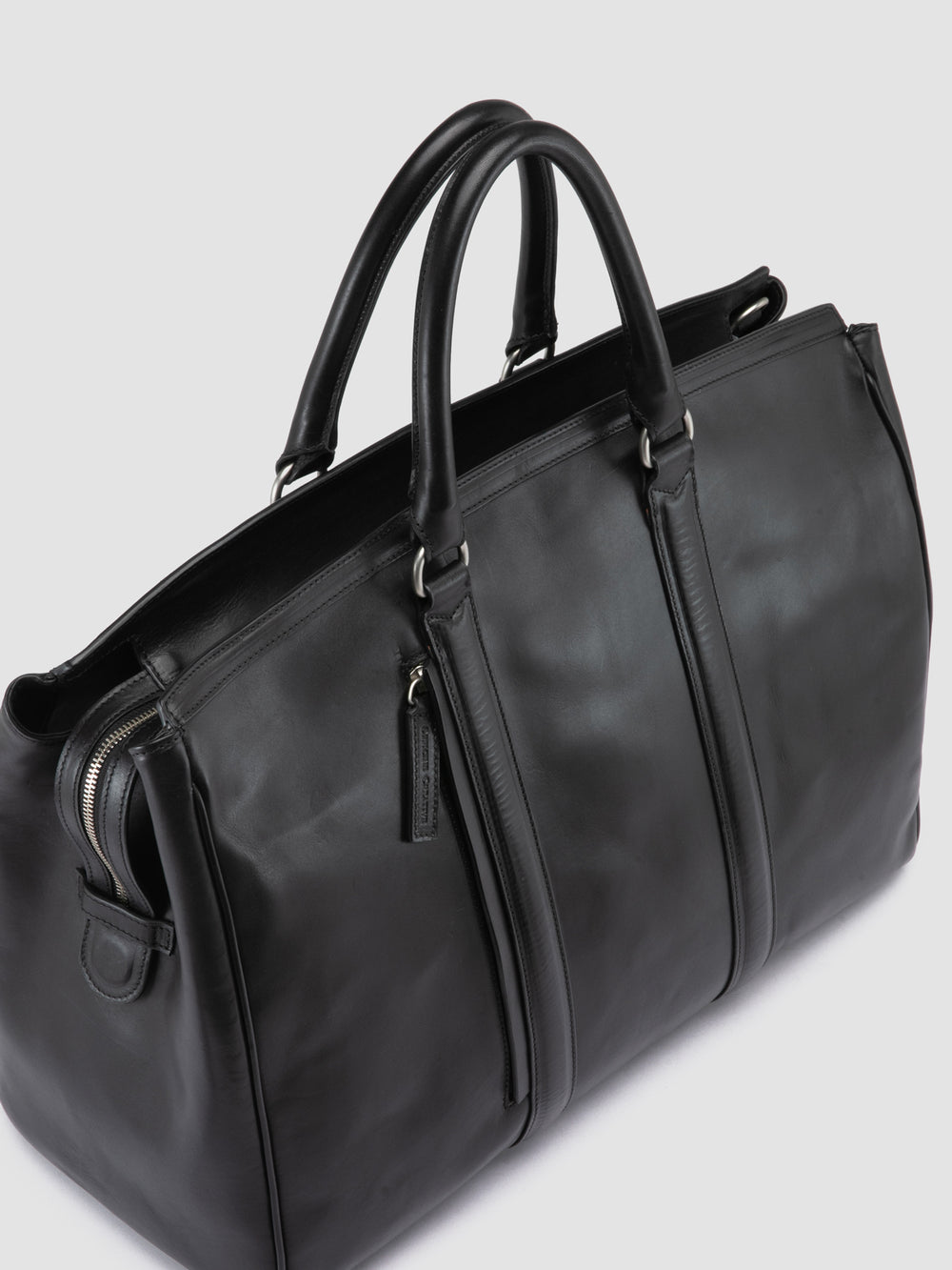 QUENTIN 009 - Black Leather Bag - Image 3