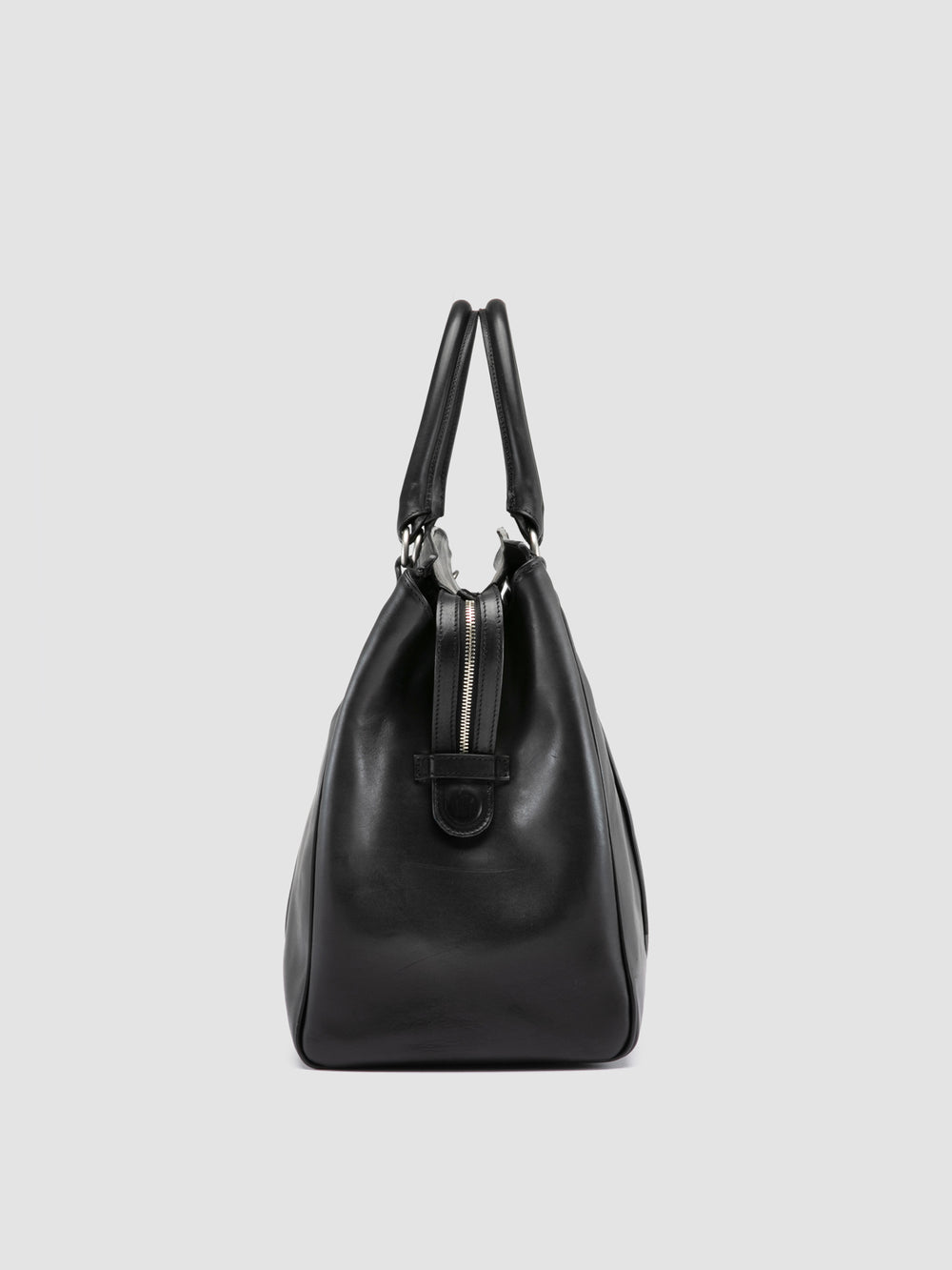 QUENTIN 009 - Black Leather Bag - Image 5