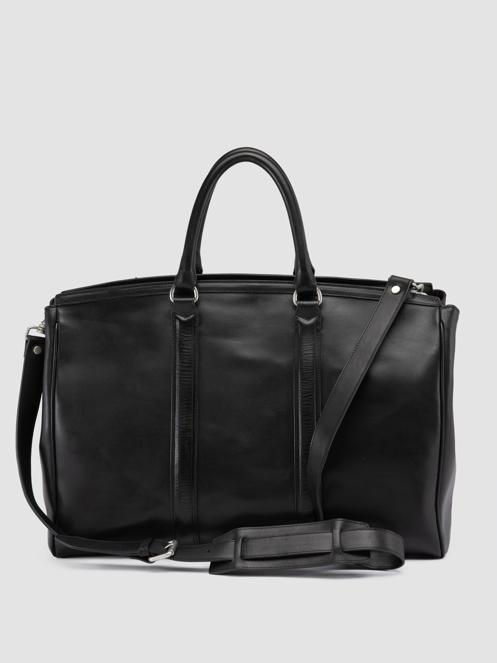 QUENTIN 009 - Black Leather Bag - Image 6