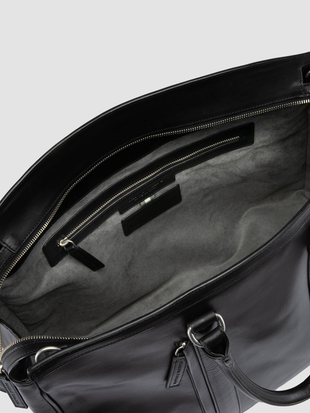 QUENTIN 009 - Black Leather Bag - Image 8
