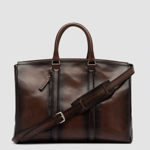 QUENTIN 009 - Brown Leather Bag