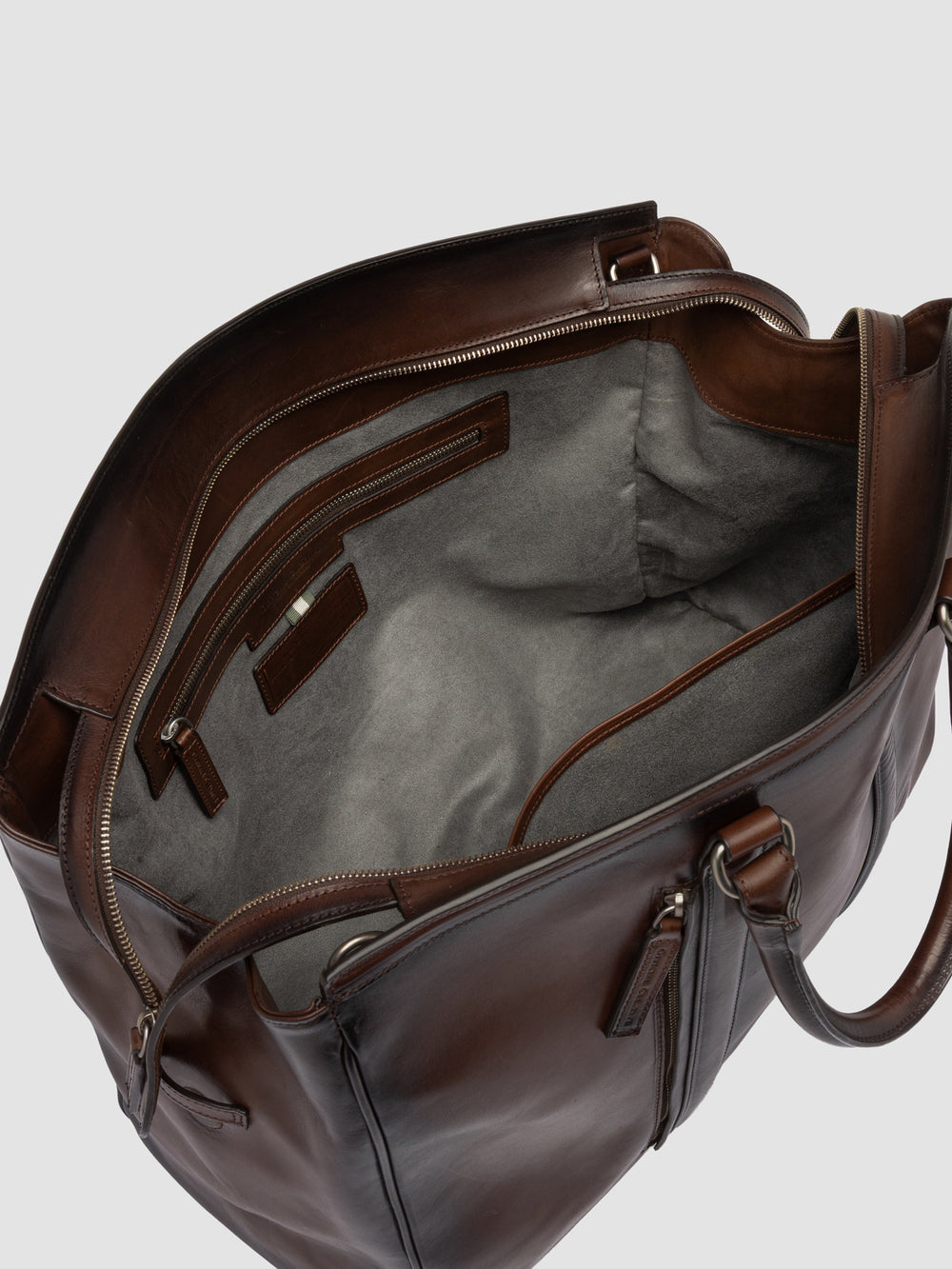 QUENTIN 009 - Brown Leather Bag - Image 8