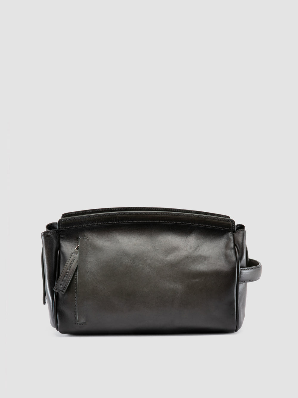 QUENTIN 022 - Grey Leather Pouch