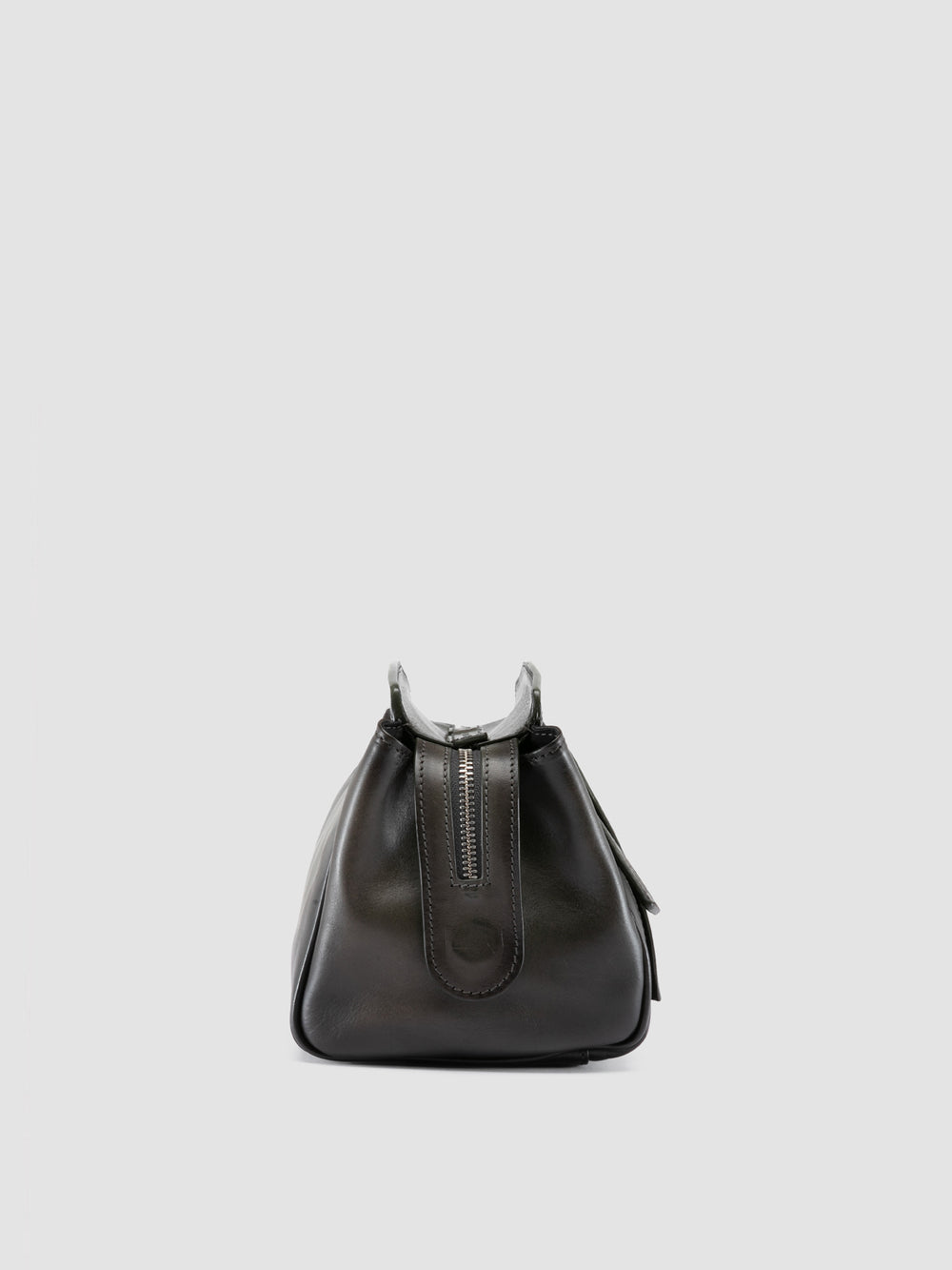 QUENTIN 022 - Grey Leather Pouch - Image 3