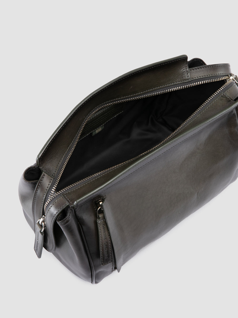QUENTIN 022 - Grey Leather Pouch - Image 6