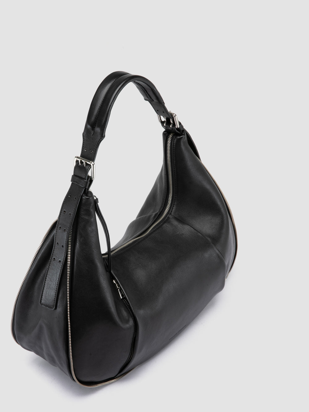 GHINZA 002 - Black Leather Shoulder Bags - Image 3