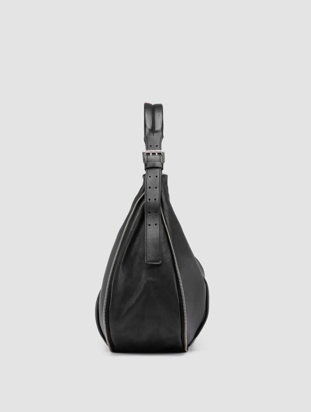 GHINZA 002 - Black Leather Shoulder Bags - Image 4