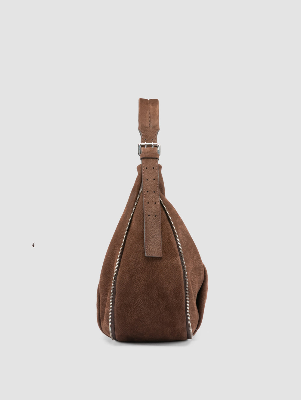 GHINZA 002 - Brown Suede Shoulder Bags - Image 4