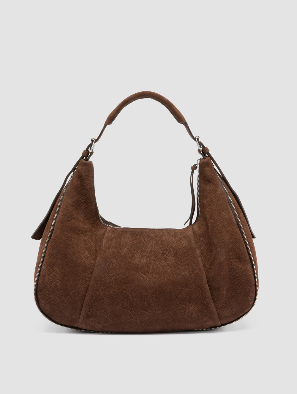 GHINZA 002 - Brown Suede Shoulder Bags - Image 5