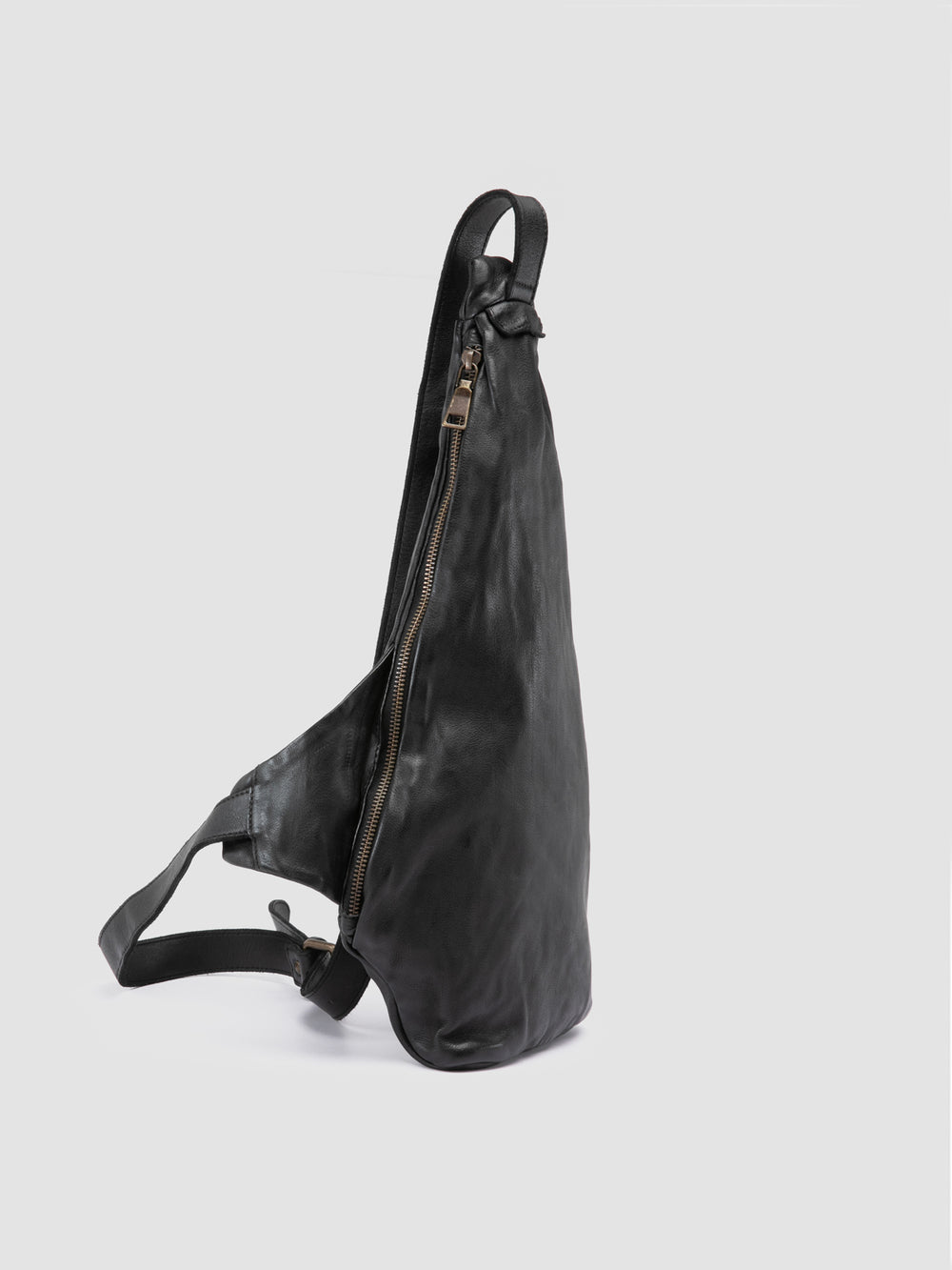 HELMET 30 - Black Leather Waistpack - Image 2