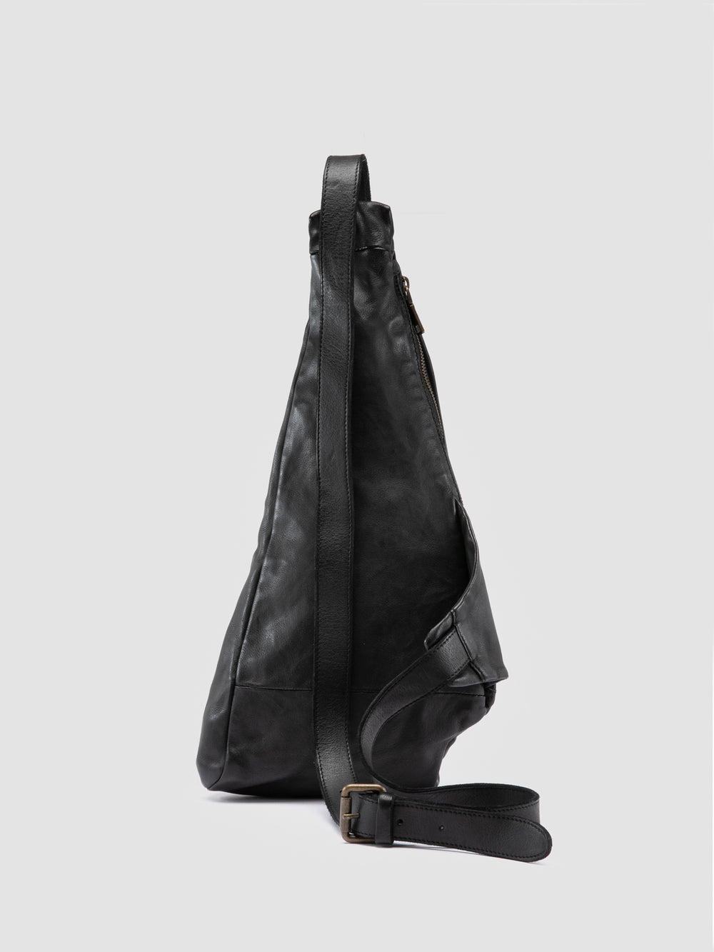 HELMET 30 - Black Leather Waistpack - Image 4