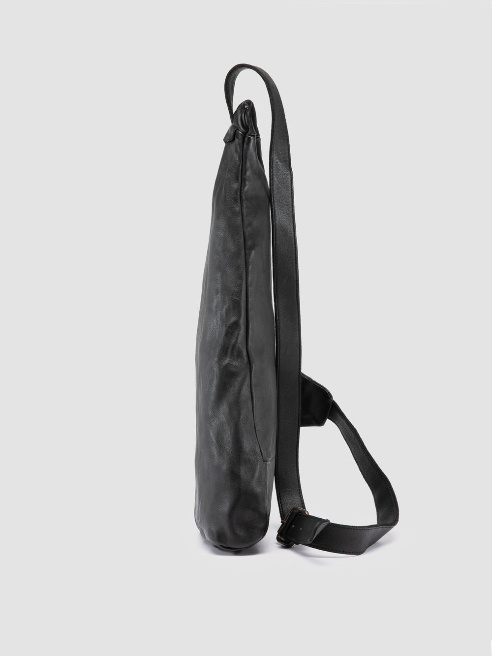 HELMET 30 - Black Leather Waistpack - Image 5