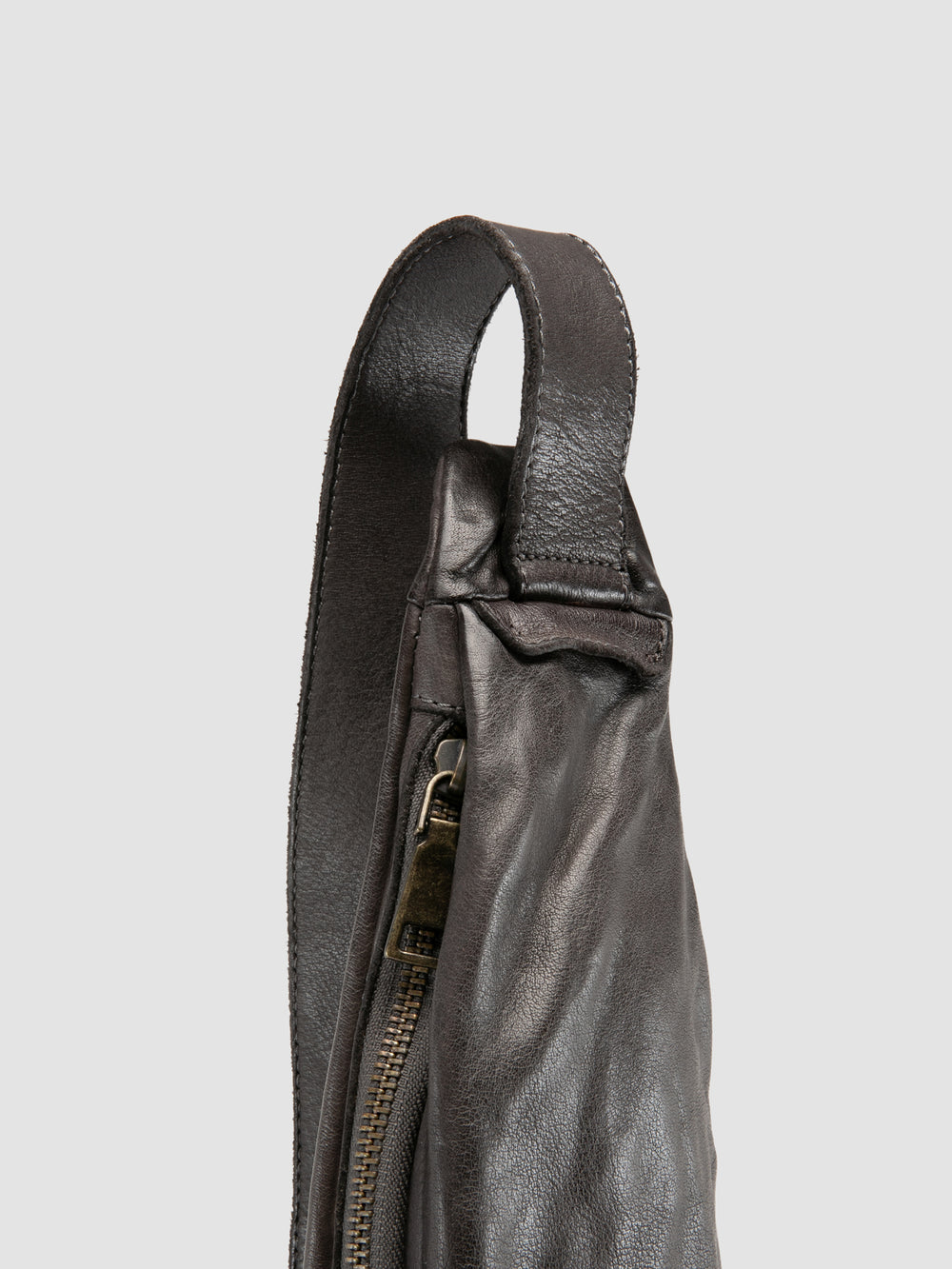 HELMET 30 - Grey Leather Waistpack - Image 2