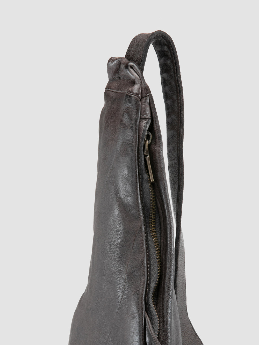 HELMET 30 - Grey Leather Waistpack - Image 3