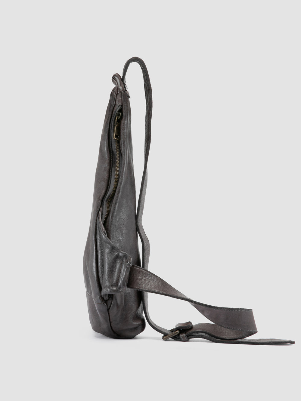 HELMET 30 - Grey Leather Waistpack - Image 6